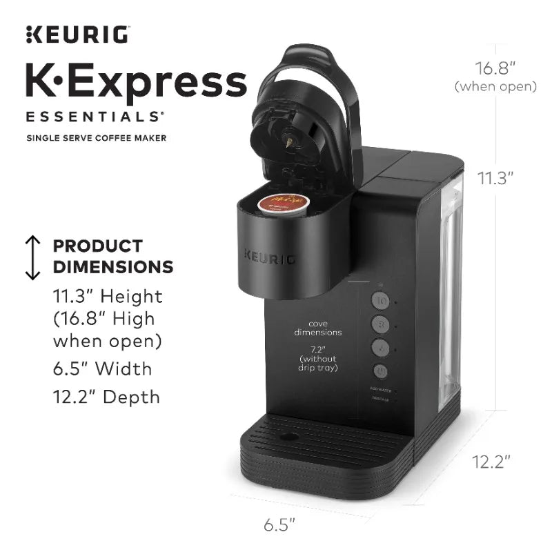 K-Express Essentials Single Serve Coffee Maker, Black