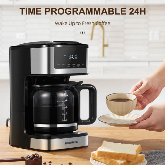 Programmable Coffee Machine with Iced Coffee Function, Touch Screen