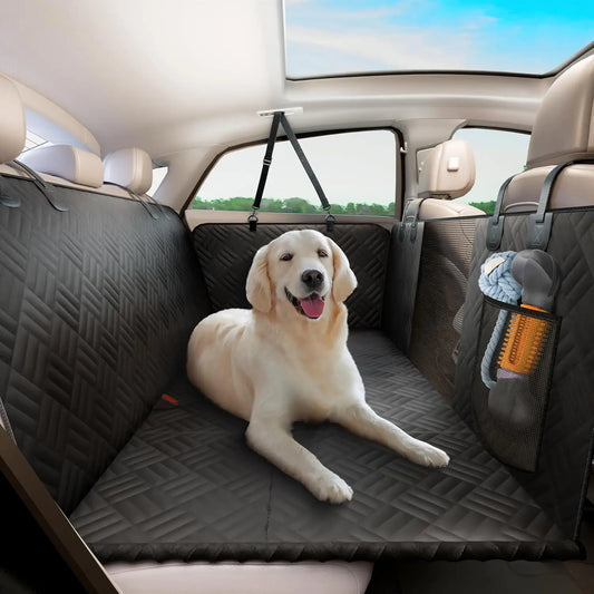 Dog Car Seat Cover for Back Seat, Back Seat Extender for Dogs, Heavy Duty Scratch-Proof